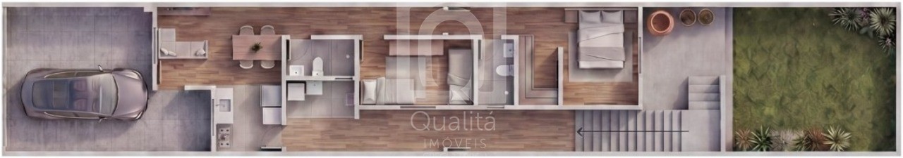 Casa, 2 quartos, 60 m² - Foto 2