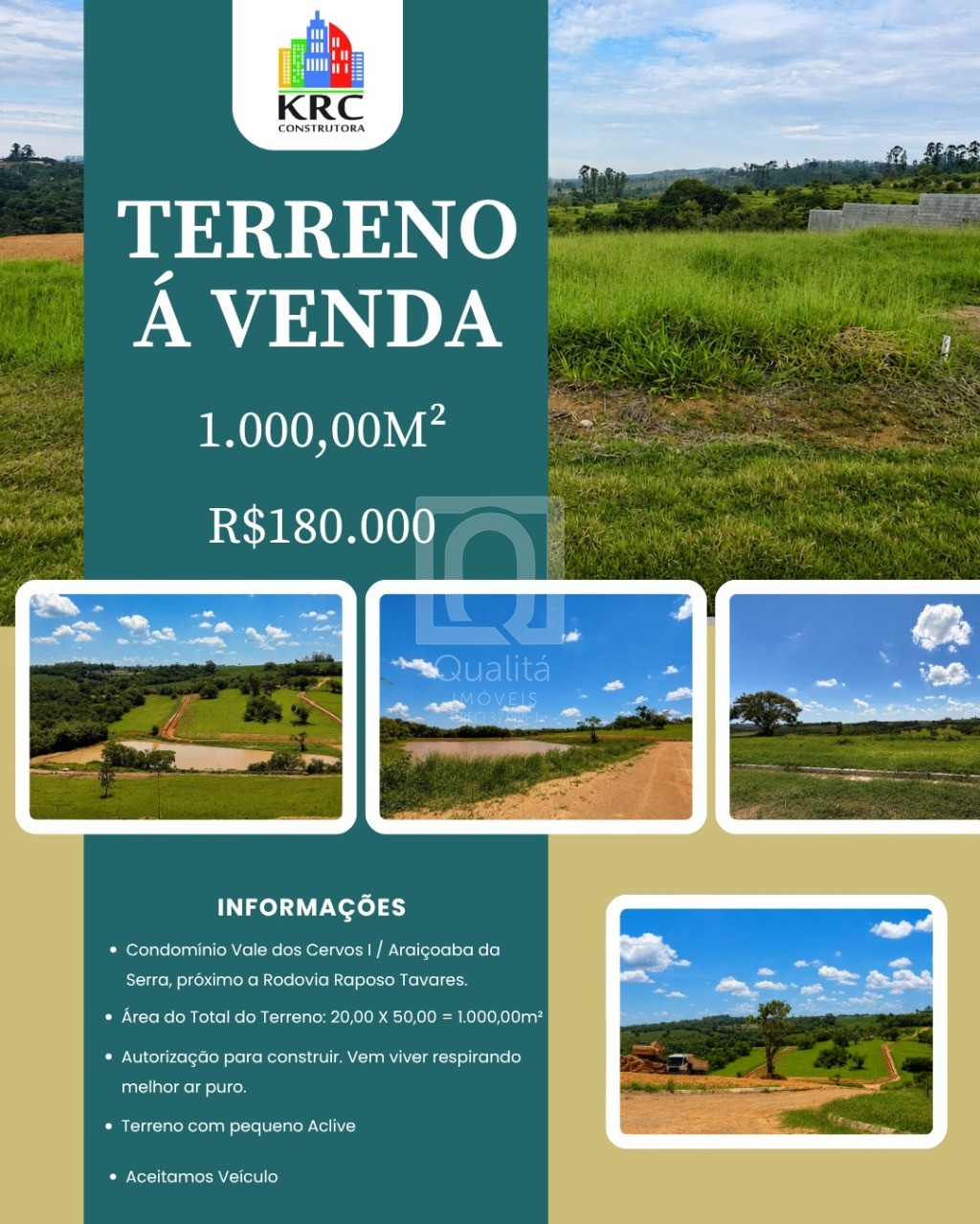 Terreno, 1000 m² - Foto 1