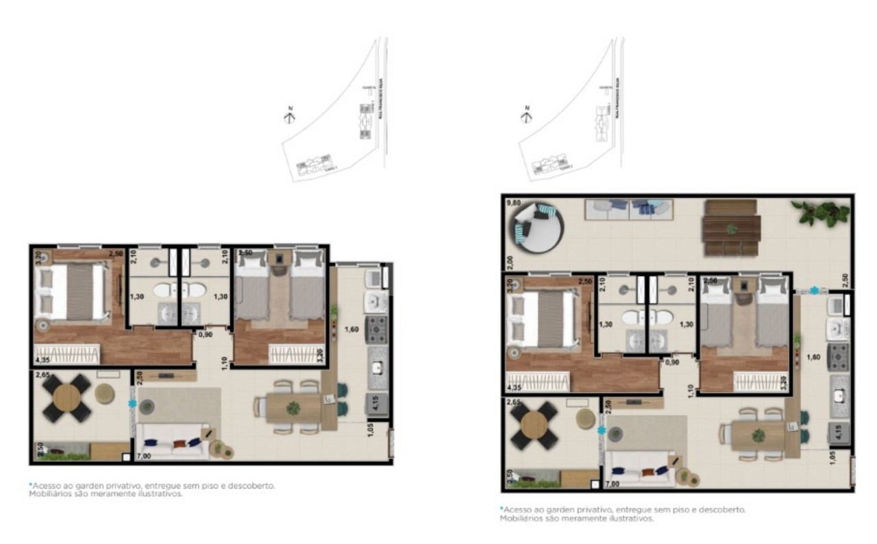 Apartamento, 2 quartos, 55 m² - Foto 2