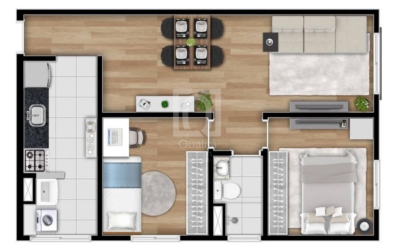 Apartamento, 2 quartos, 50 m² - Foto 12