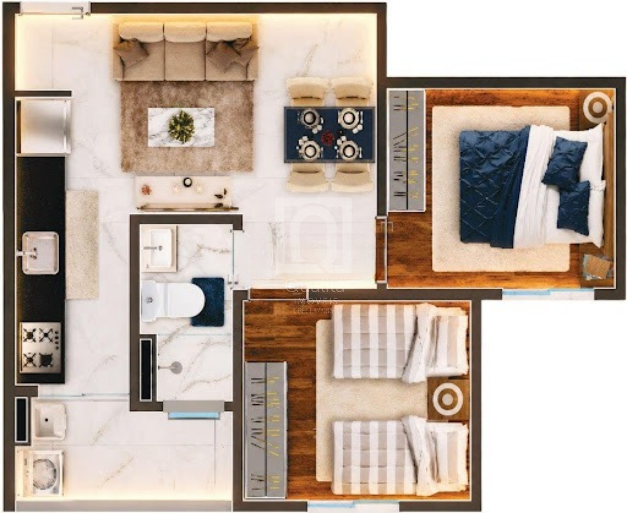 Apartamento, 2 quartos, 41 m² - Foto 24