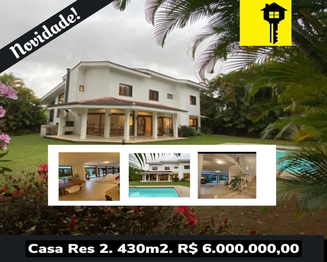 Casa, 4 quartos, 430 m² - Foto 1