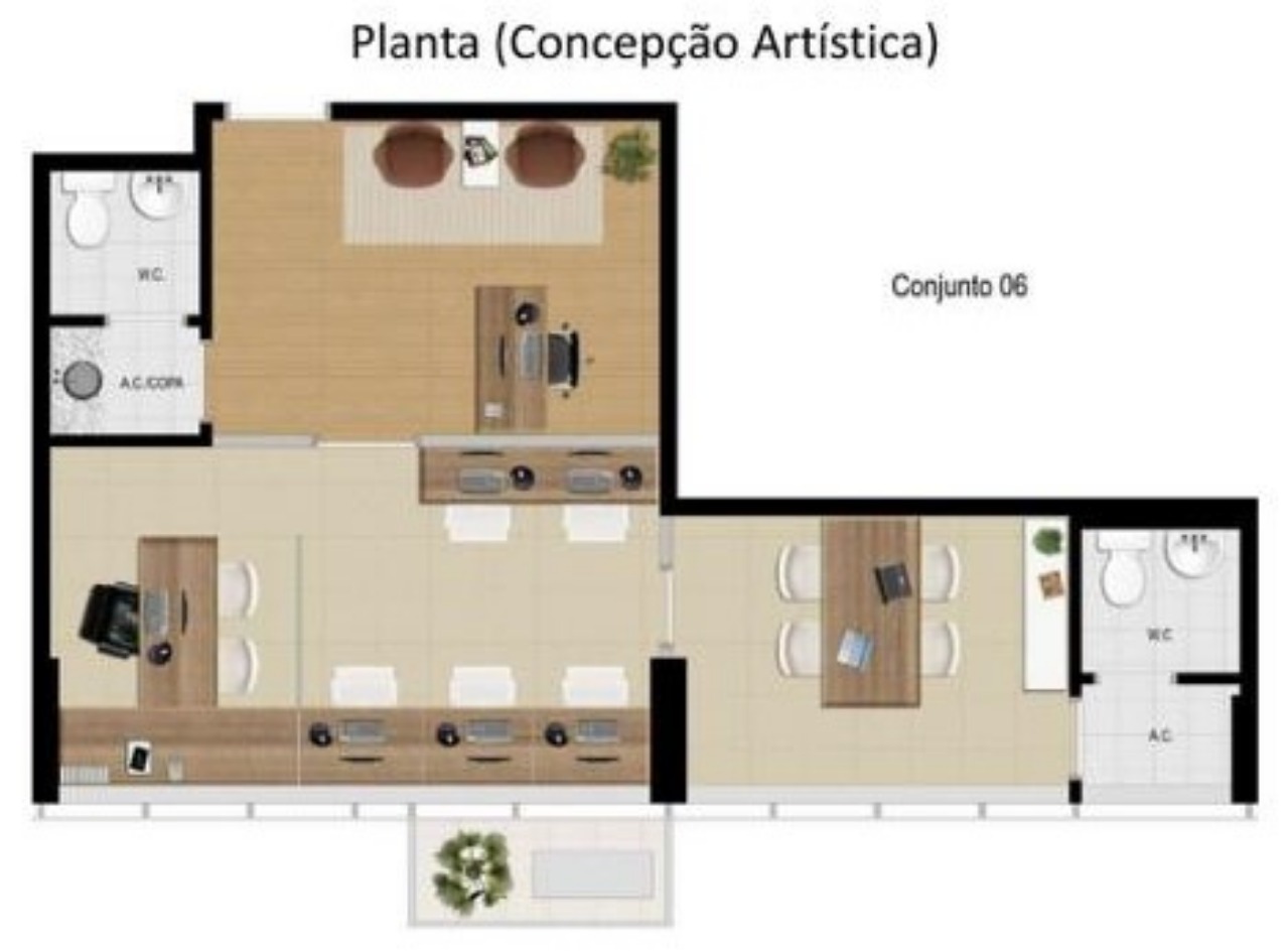 Sala-Conjunto, 33 m² - Foto 2