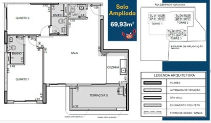 Apartamento, 2 quartos, 69 m² - Foto 6