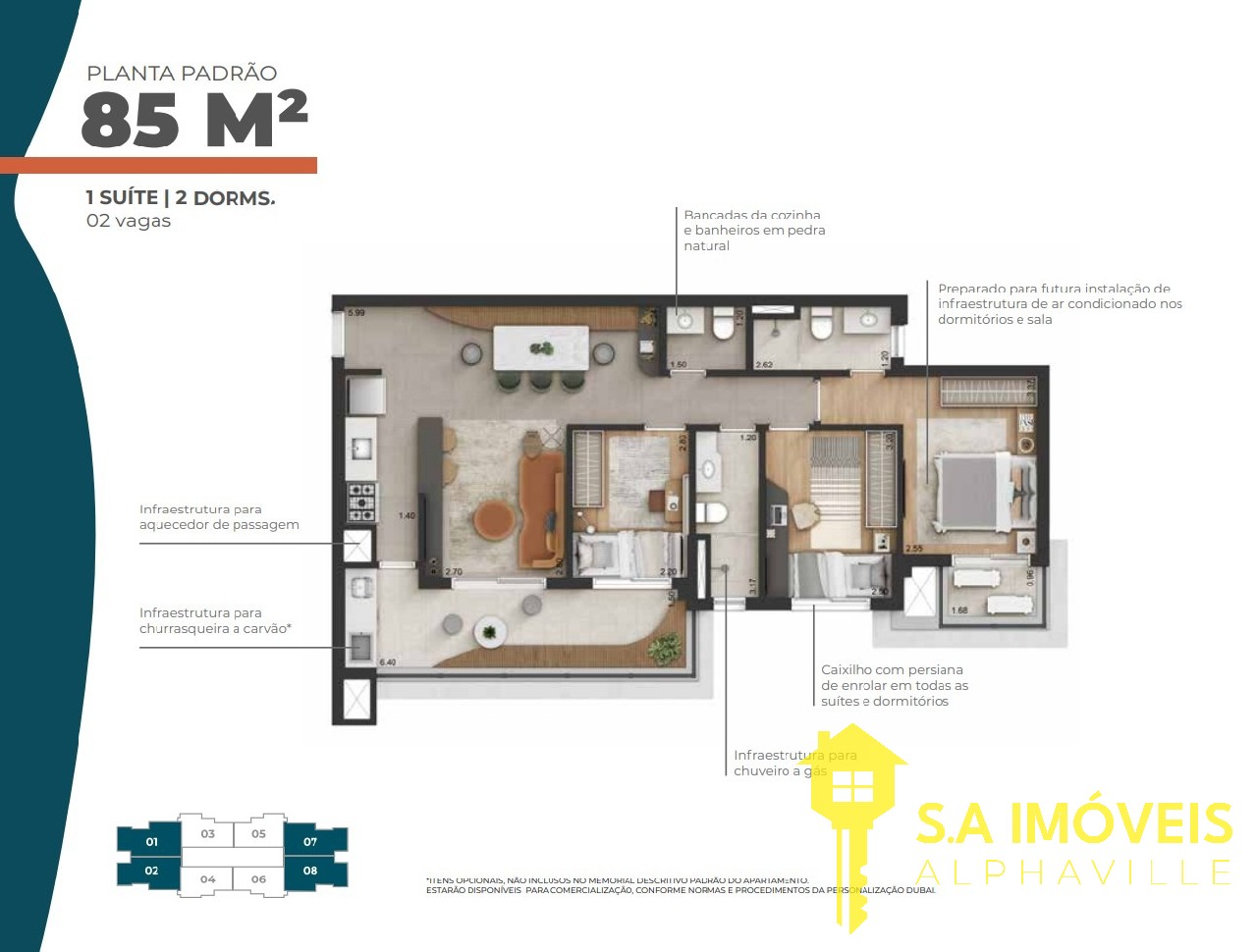 Apartamento, 3 quartos, 85 m² - Foto 2
