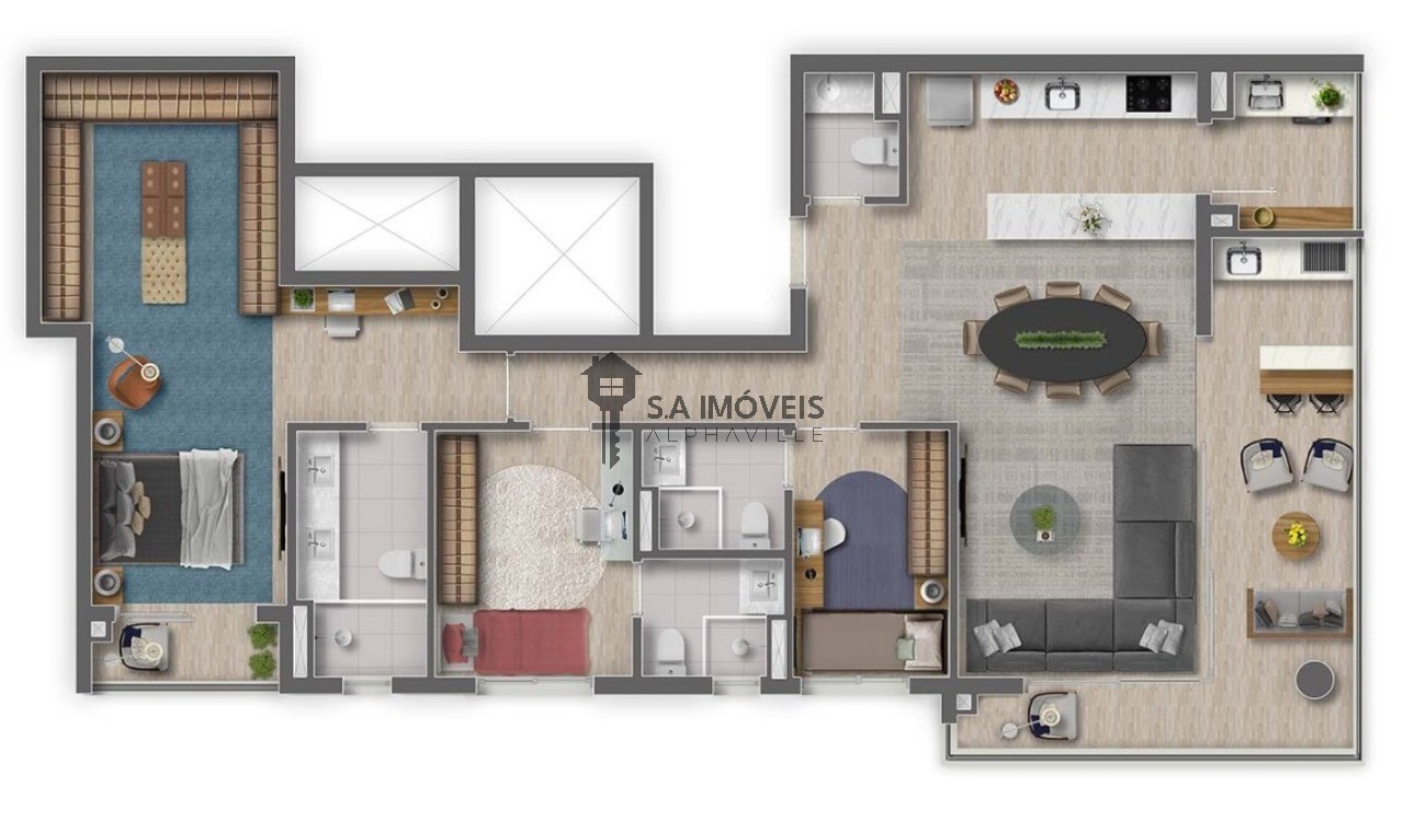 Apartamento à venda com 3 quartos, 120m² - Foto 20