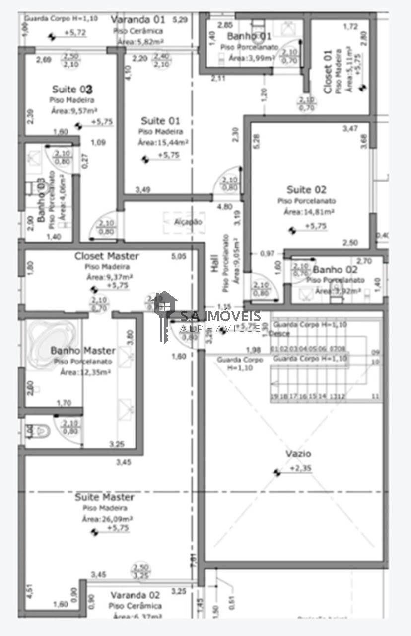 Casa de Condomínio, 4 quartos - Foto 13