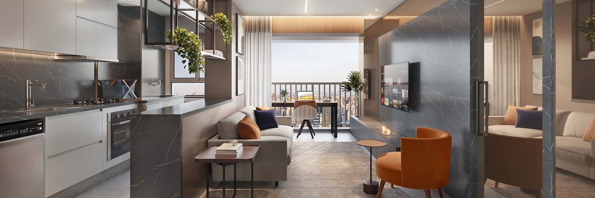 Apartamento, 1 quarto, 53 m² - Foto 2