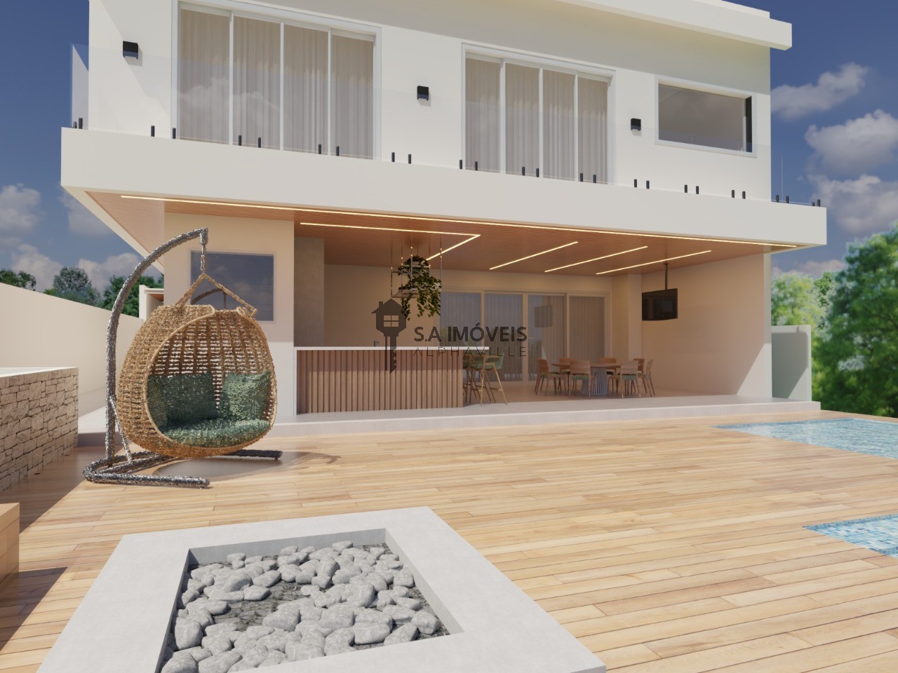 Casa de Condomínio, 4 quartos - Foto 3