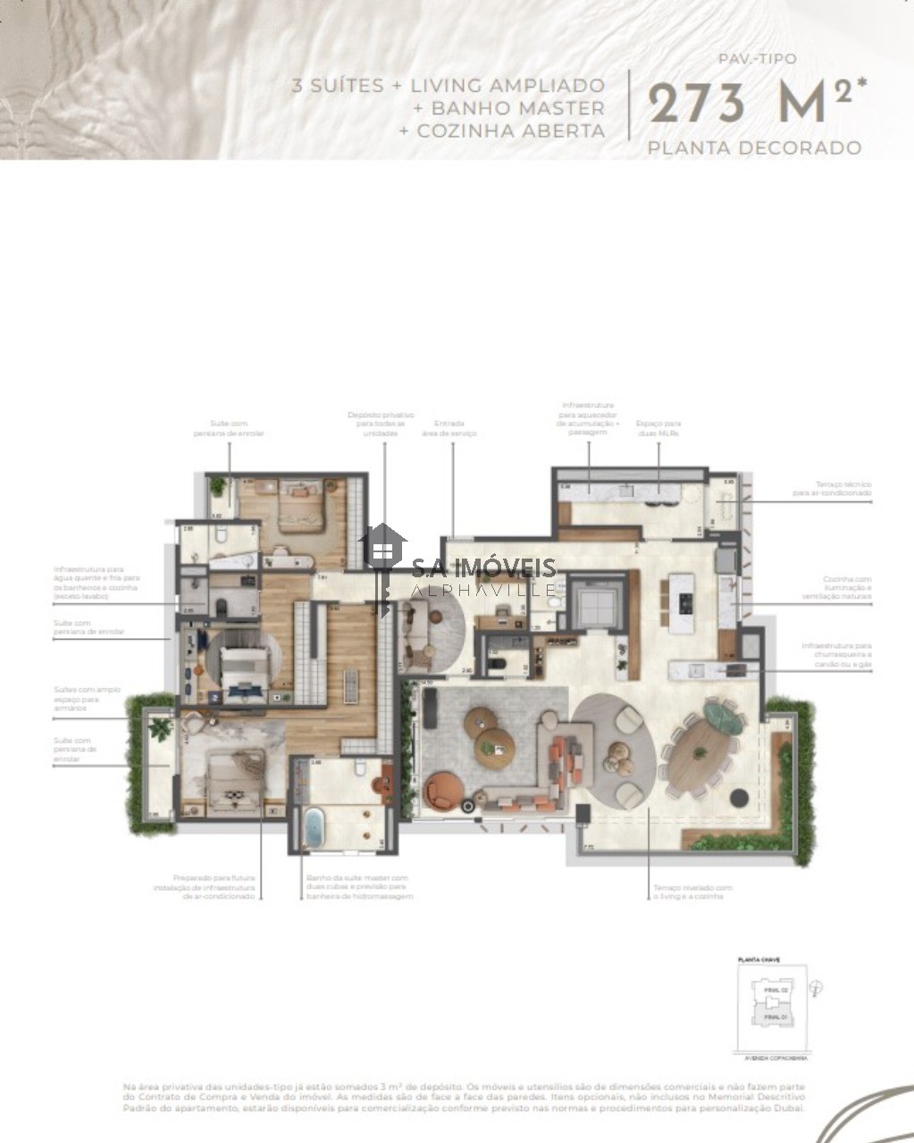 Apartamento, 4 quartos, 273 m² - Foto 21