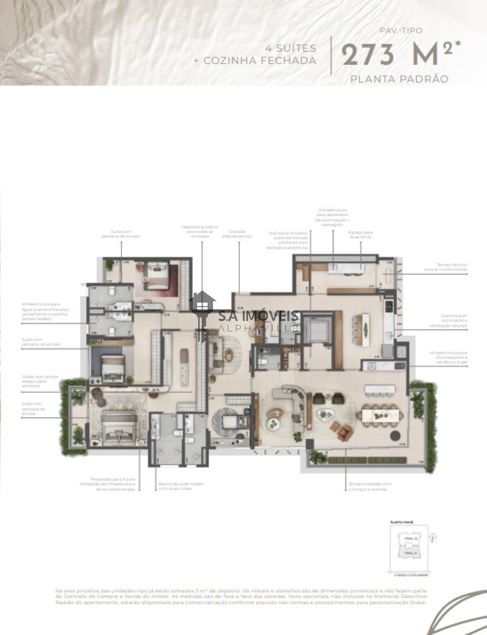 Apartamento, 4 quartos, 273 m² - Foto 19