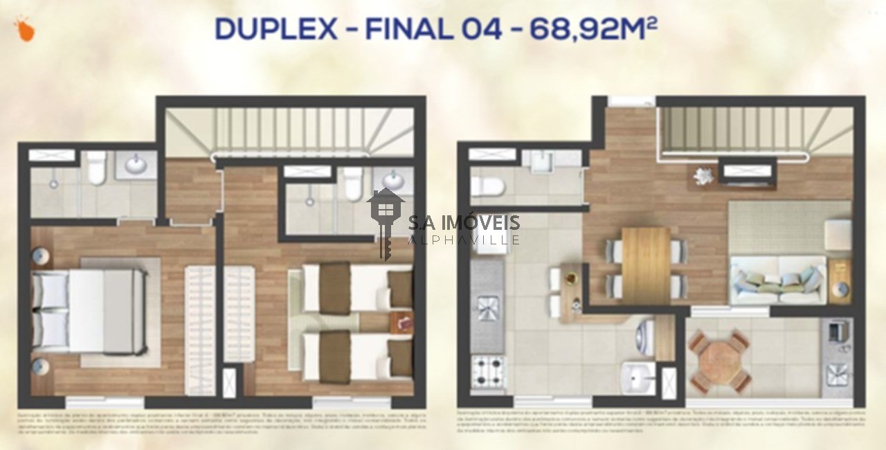 Apartamento, 2 quartos, 69 m² - Foto 2