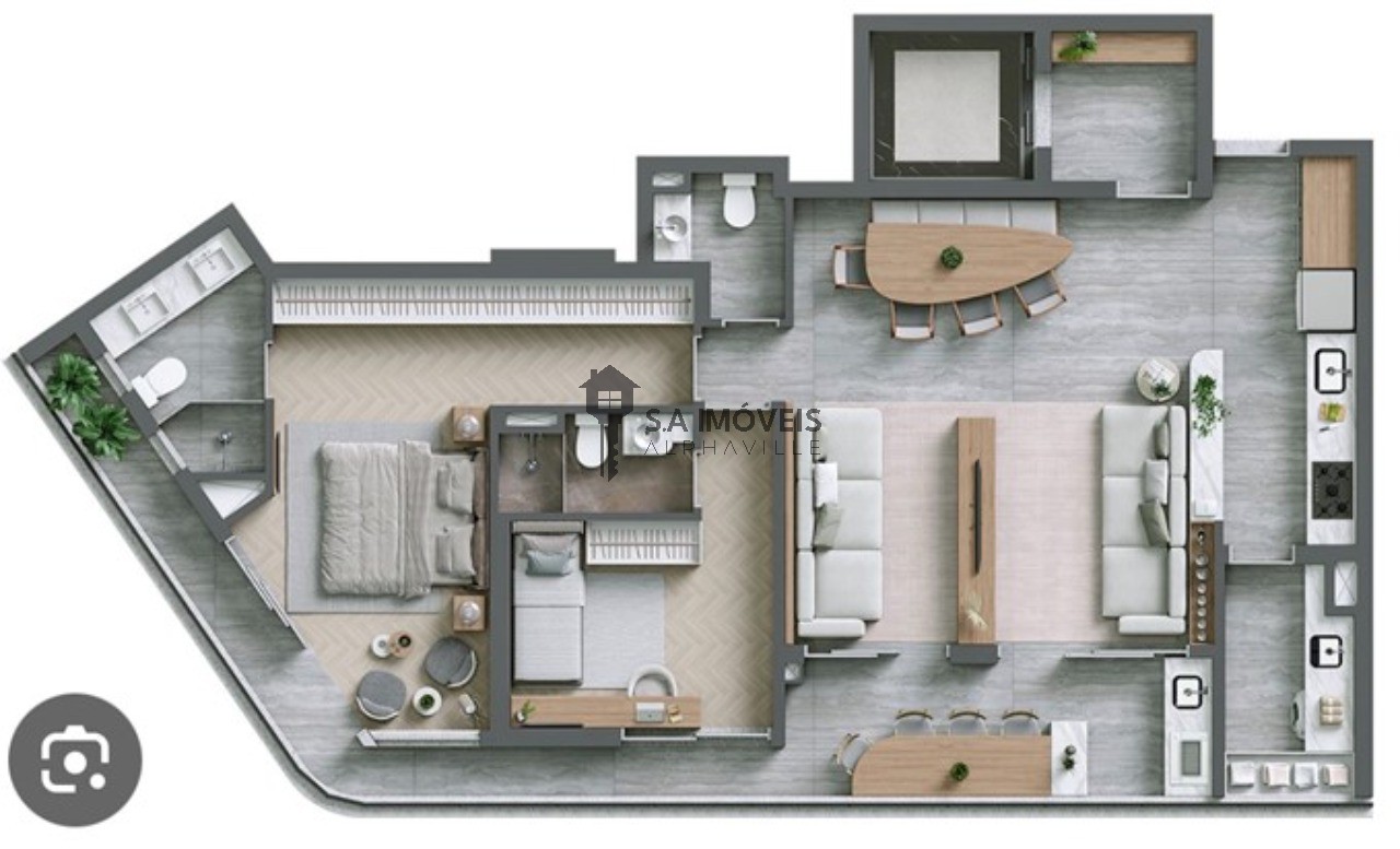 Apartamento, 2 quartos, 110 m² - Foto 2