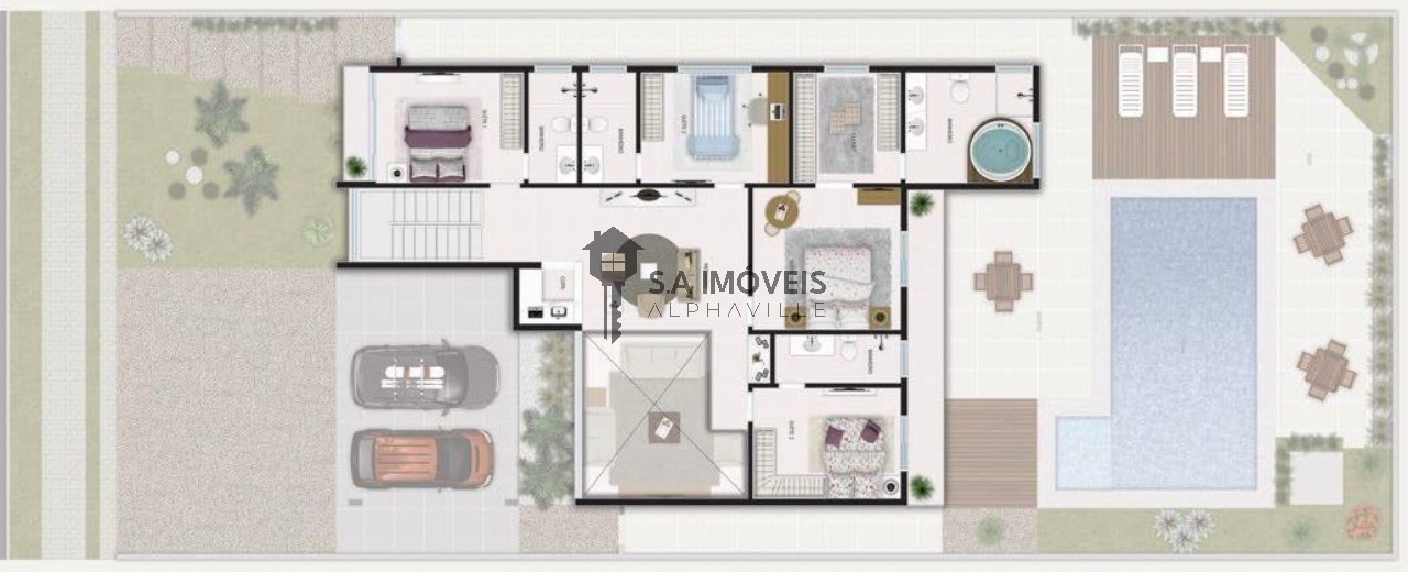 Casa de Condomínio, 4 quartos - Foto 51