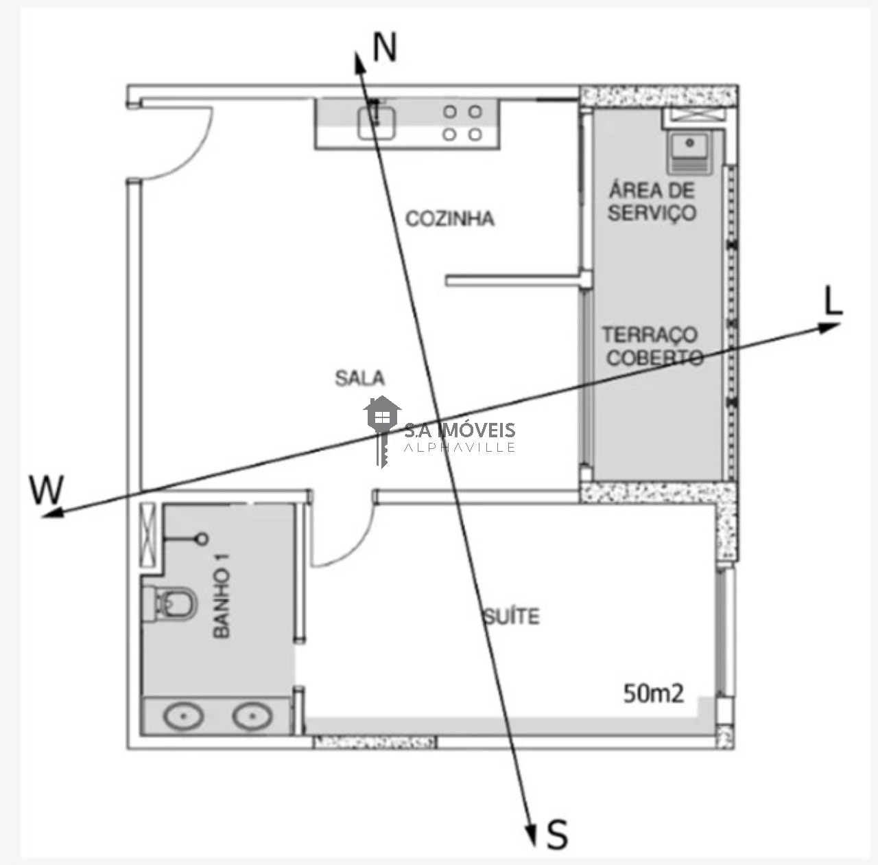 Apartamento, 1 quarto, 50 m² - Foto 17