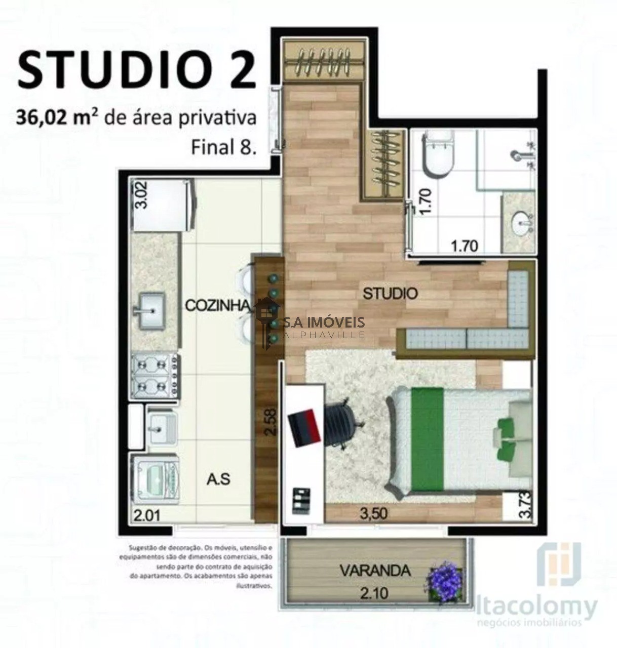 Apartamento, 1 quarto, 38 m² - Foto 13