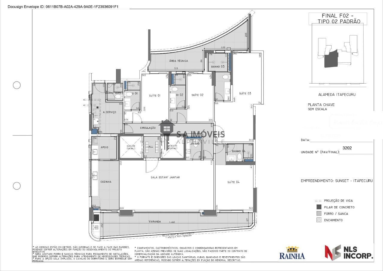 Apartamento, 3 quartos, 241 m² - Foto 2