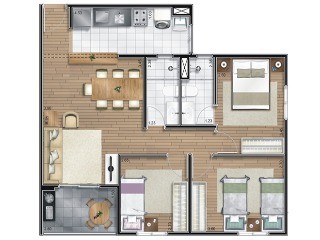 Apartamento, 2 quartos, 64 m² - Foto 10