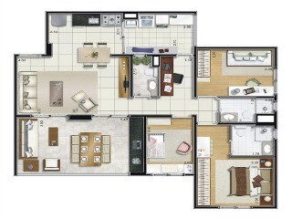 Apartamento, 2 quartos, 65 m² - Foto 13