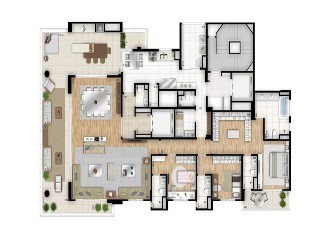 Apartamento, 4 quartos, 288 m² - Foto 31