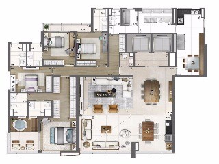 Apartamento, 4 quartos, 275 m² - Foto 19