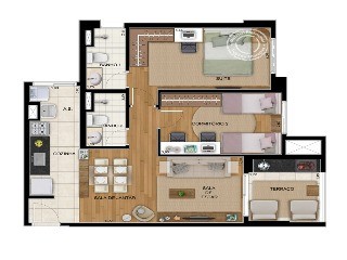 Apartamento, 2 quartos, 82 m² - Foto 13