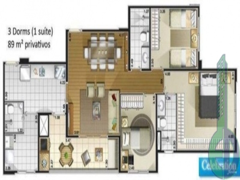 Apartamento, 2 quartos, 85 m² - Foto 48