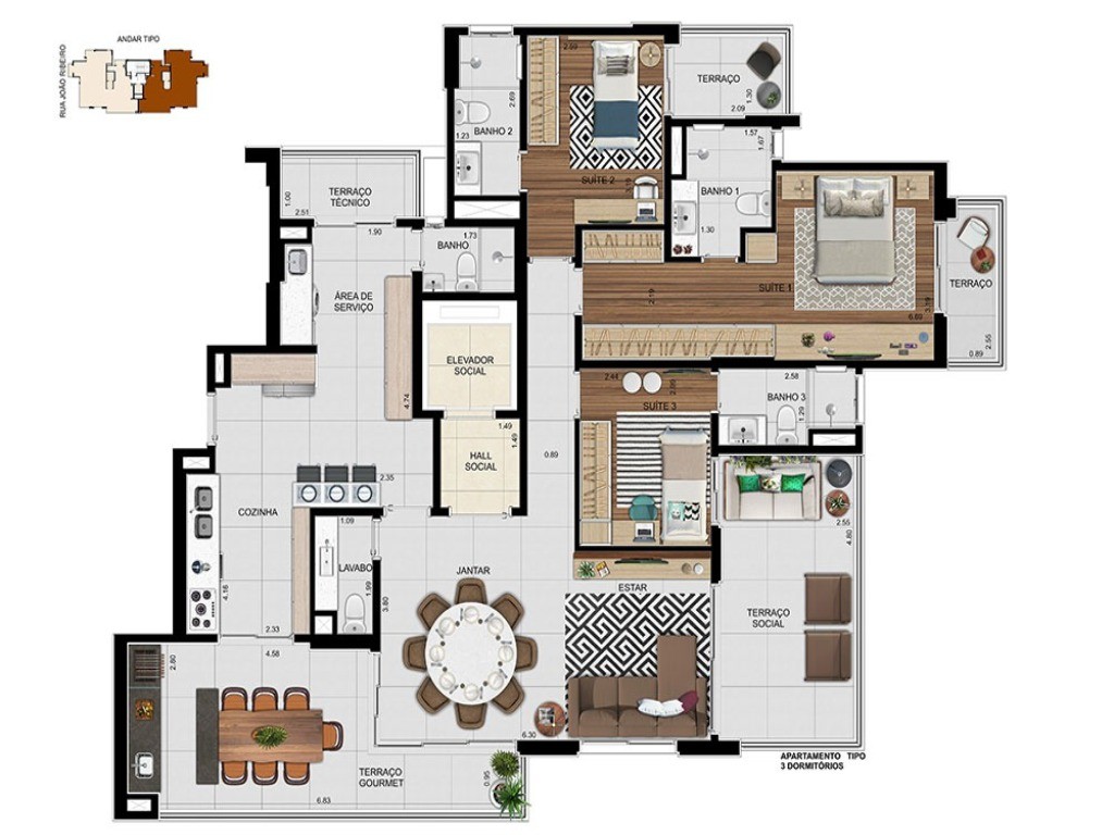 Cobertura, 3 quartos, 323 m² - Foto 34