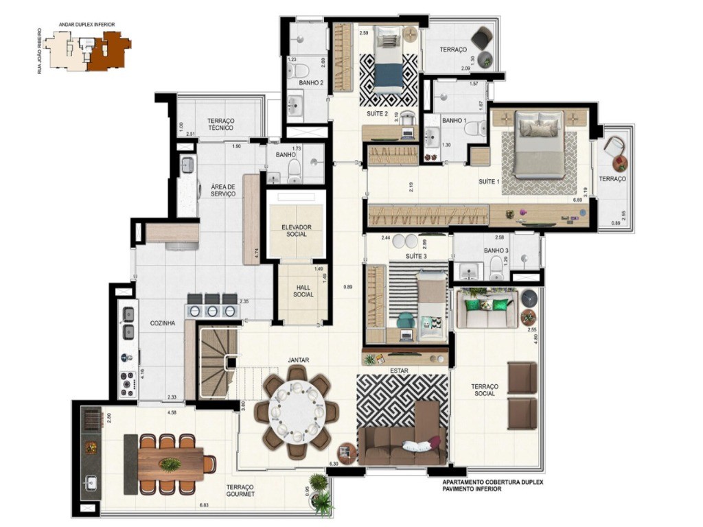 Cobertura, 3 quartos, 323 m² - Foto 37