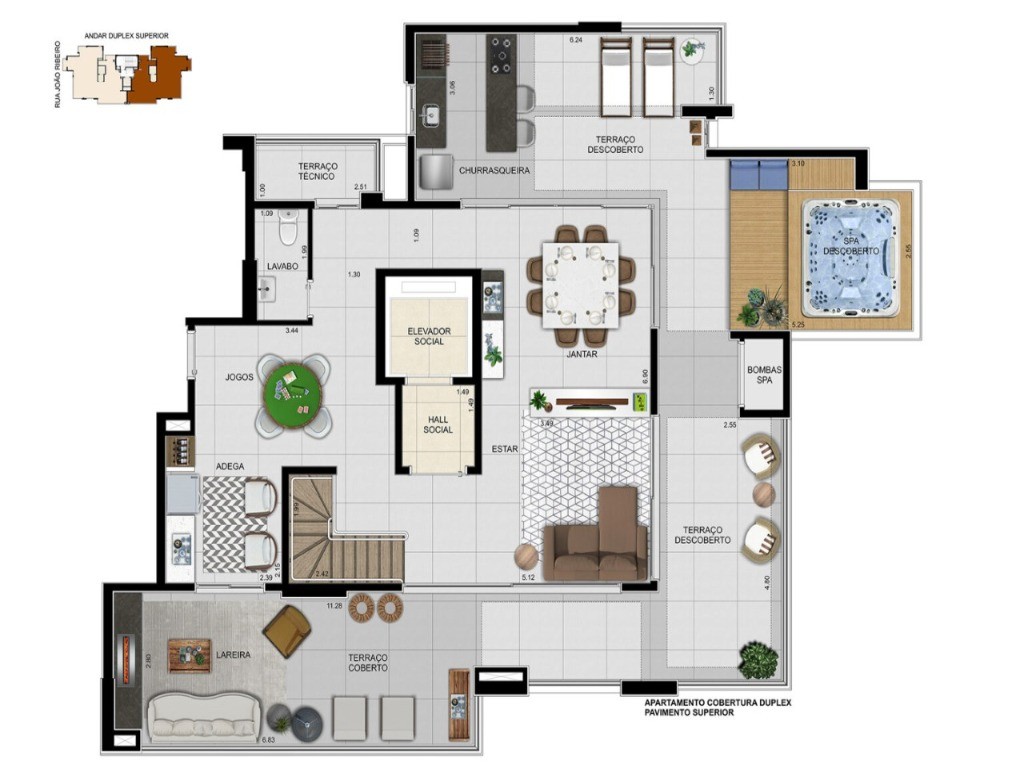 Cobertura, 3 quartos, 323 m² - Foto 38