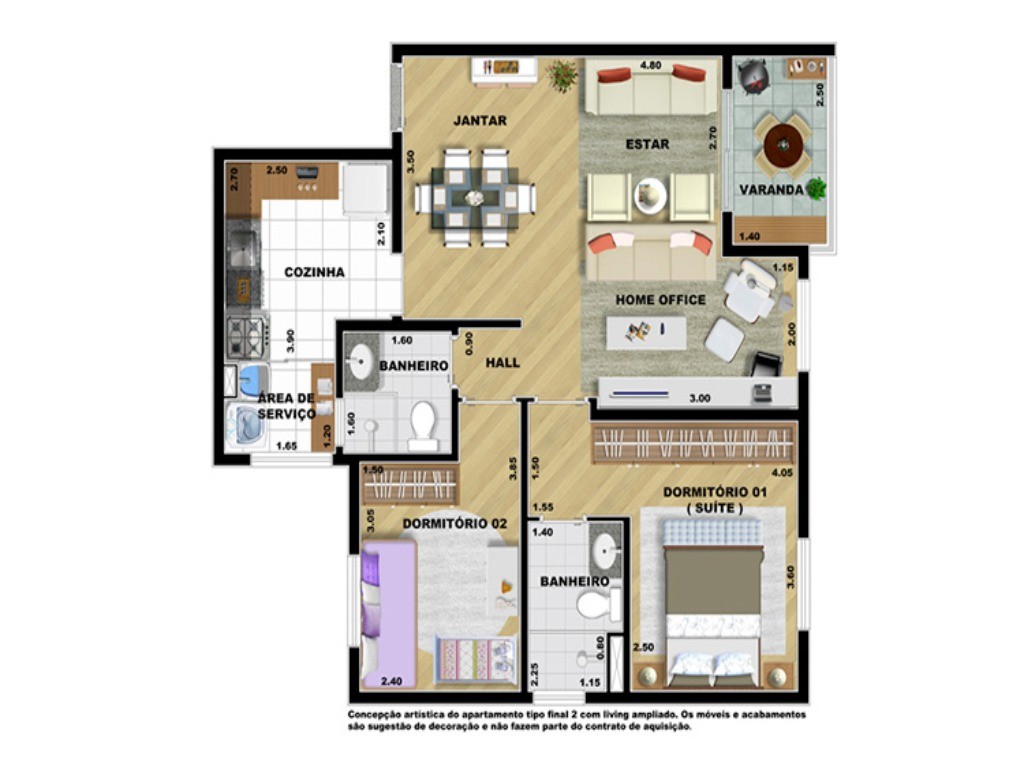 Apartamento, 3 quartos, 70 m² - Foto 13