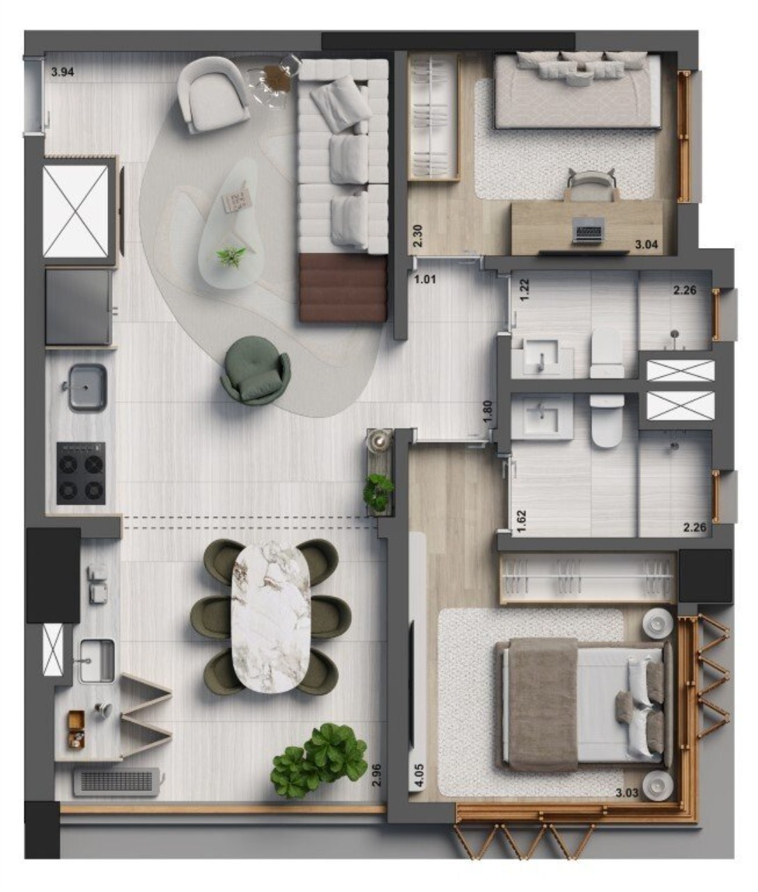 APARTAMENTO RESIDENCIAL em São Paulo - SP, Jardim Paulista