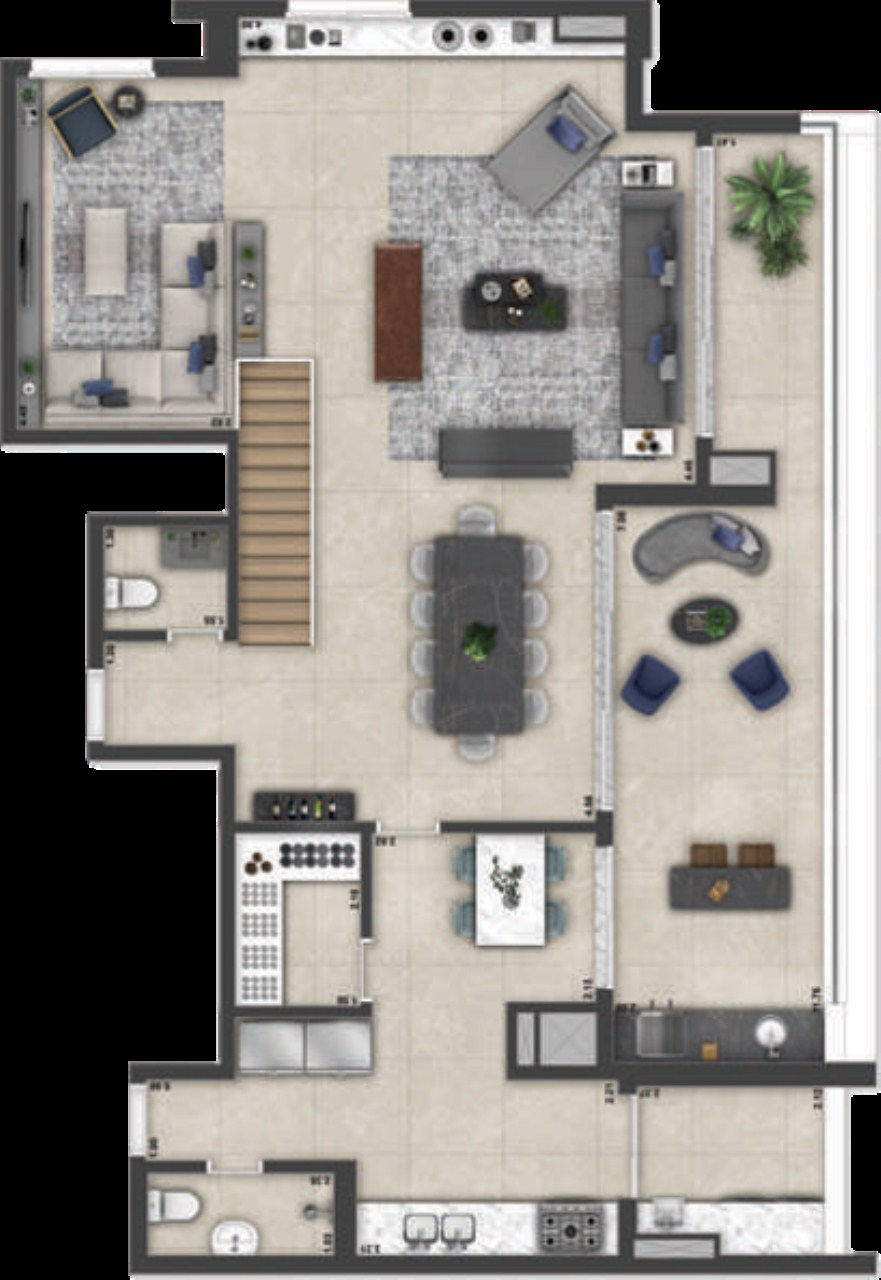 Venda - Apartamento de 4 quartos com 2 suítes na Vila Mariana, São Paulo - Condomínio Haus Mitre Reserva Vila Mariana
