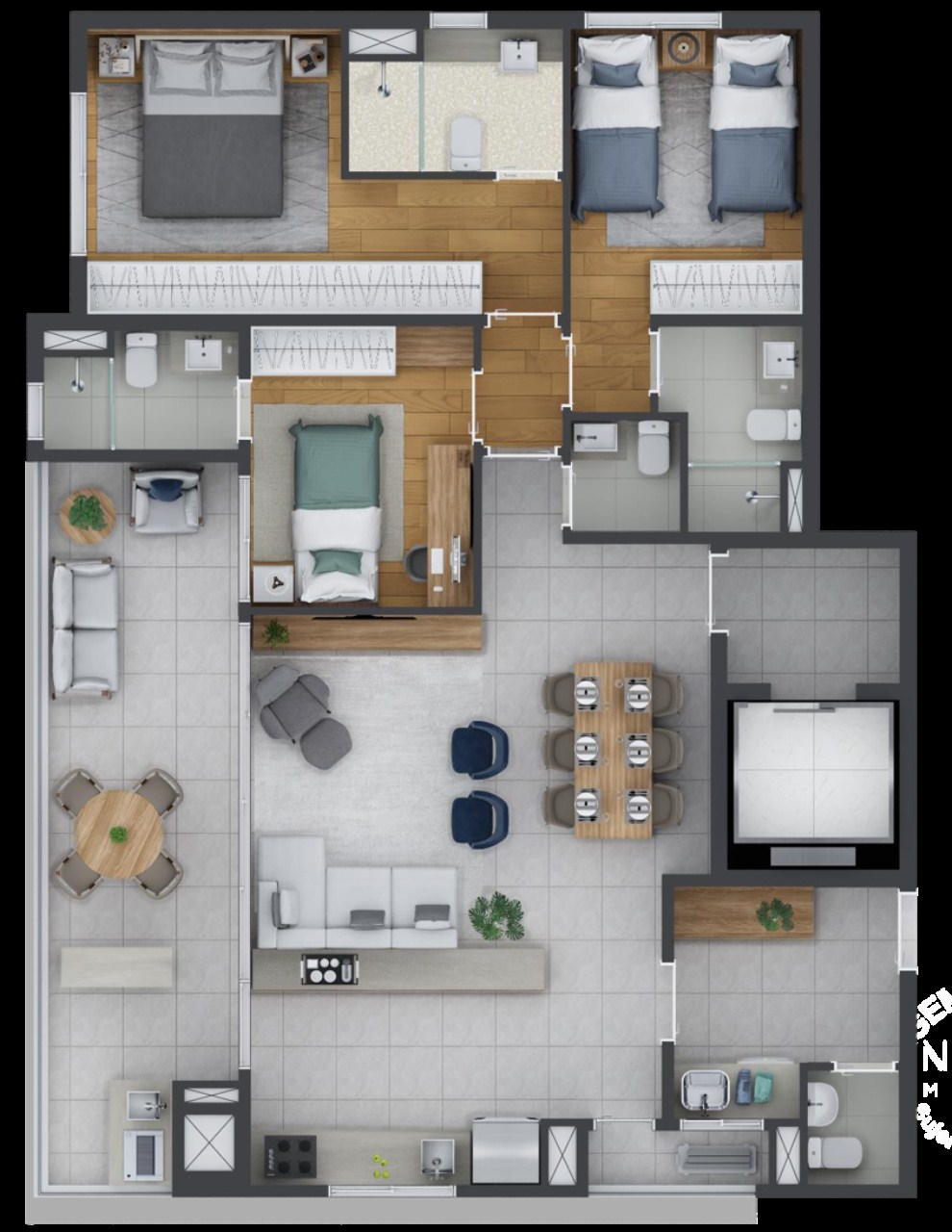 Apartamento, 3 quartos, 121 m² - Foto 18