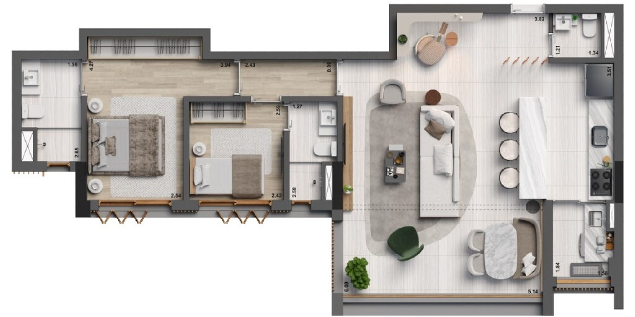 Apartamento, 2 quartos, 70 m² - Foto 27