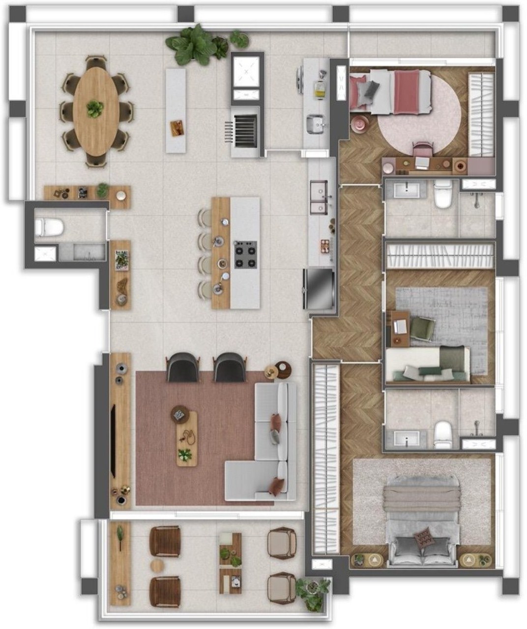 Apartamento, 3 quartos, 126 m² - Foto 45
