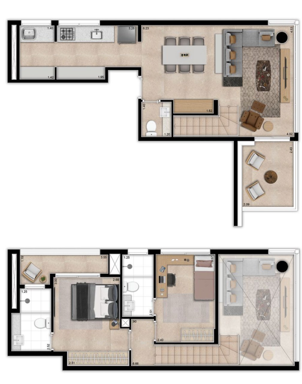 Apartamento, 1 quarto, 61 m² - Foto 19