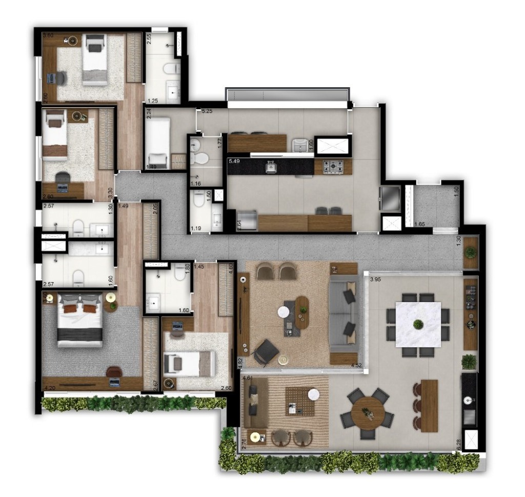 Apartamento, 3 quartos, 201 m² - Foto 17