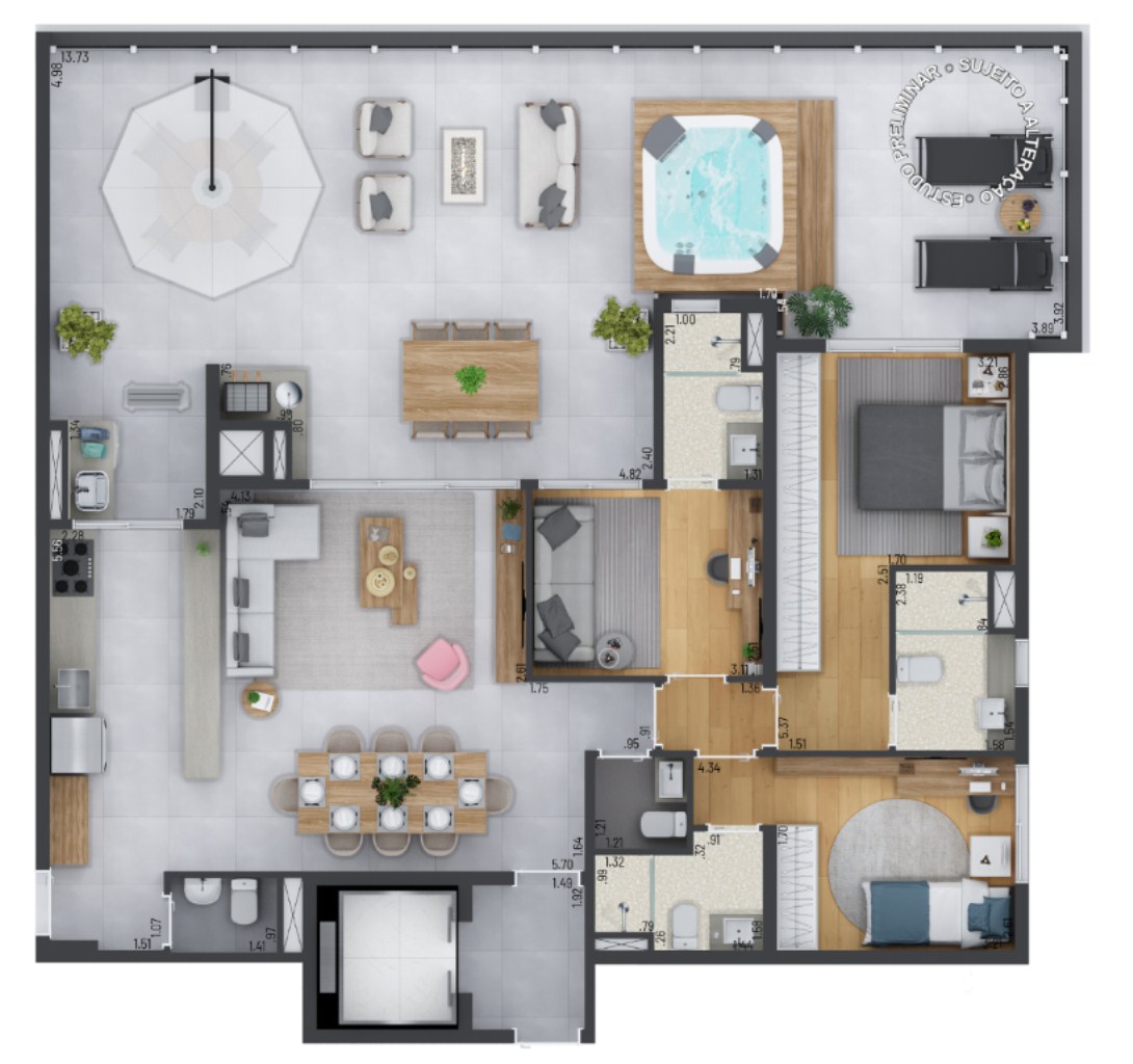 Apartamento, 3 quartos, 121 m² - Foto 17