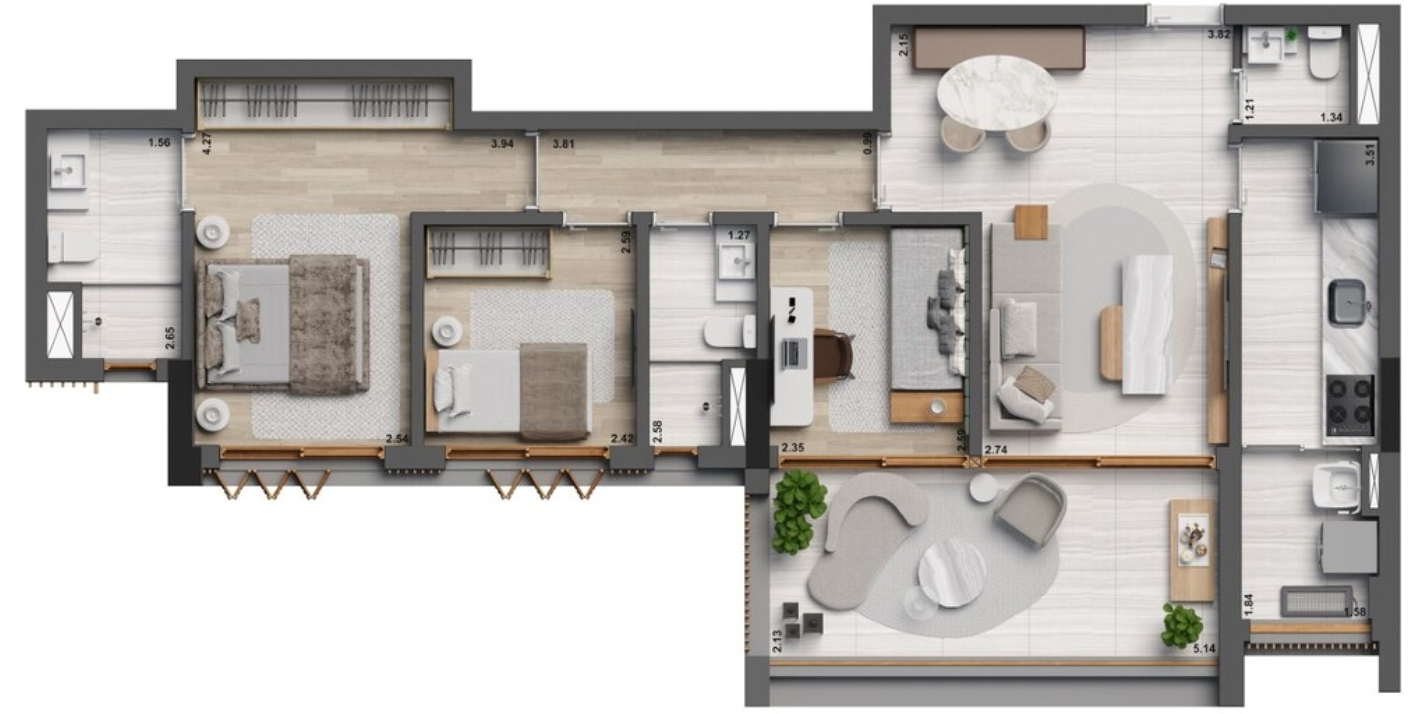 Apartamento, 2 quartos, 70 m² - Foto 26