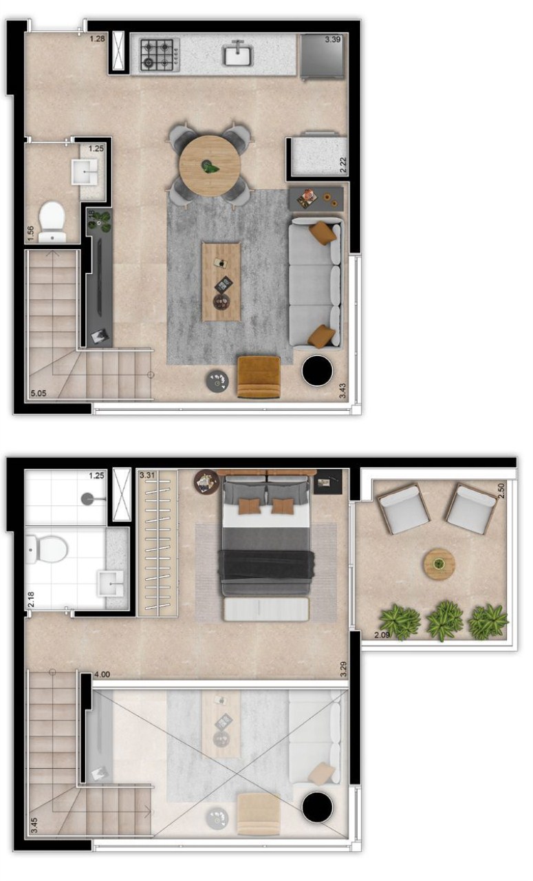 Apartamento, 1 quarto, 61 m² - Foto 18
