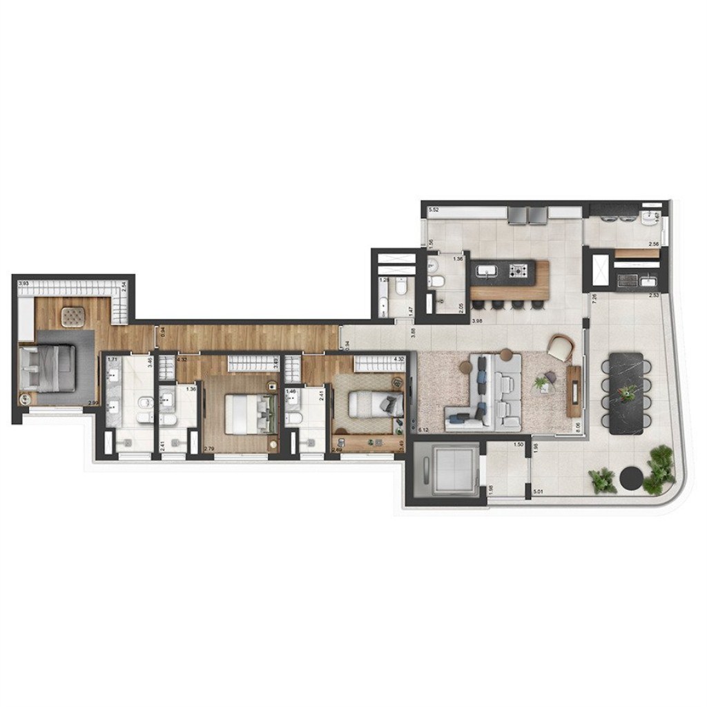 Apartamento, 4 quartos, 239 m² - Foto 63