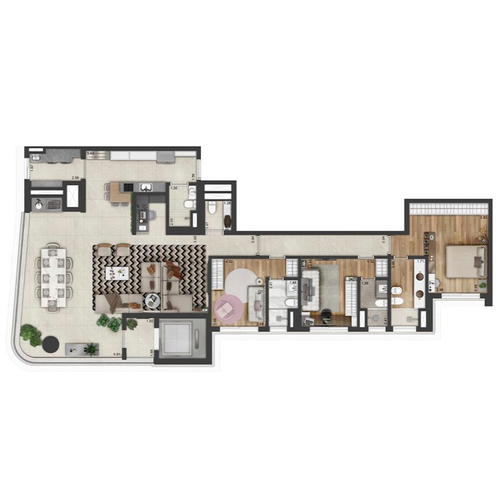 Apartamento, 4 quartos, 239 m² - Foto 62