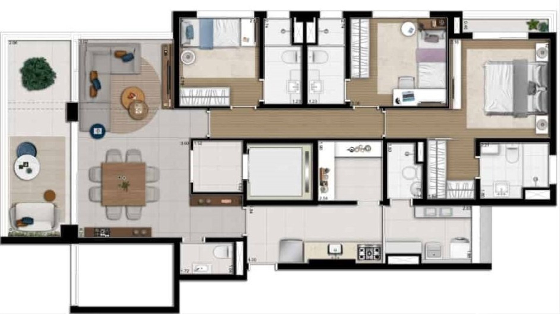 Apartamento, 2 quartos, 127 m² - Foto 21