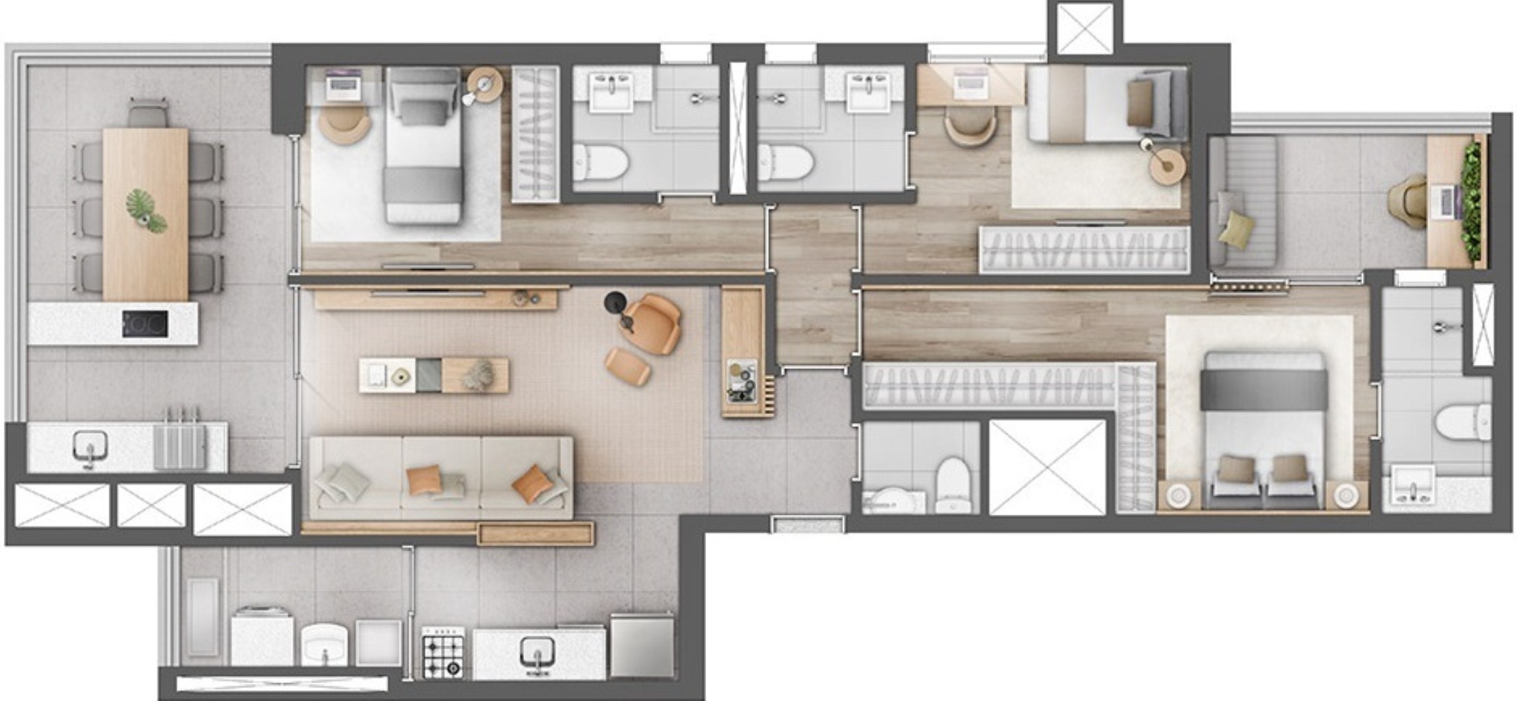 Apartamento, 3 quartos, 110 m² - Foto 29