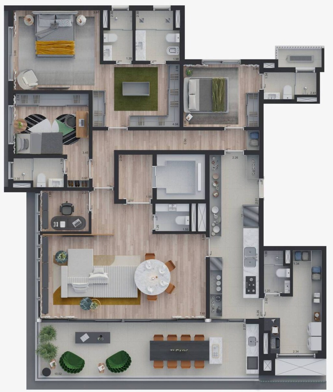 Apartamento garden em Jardim Paulista São Paulo SP, apartment in São Paulo Brazil, apartment for sale in São Paulo Brazil, apartamento garden Z oeste