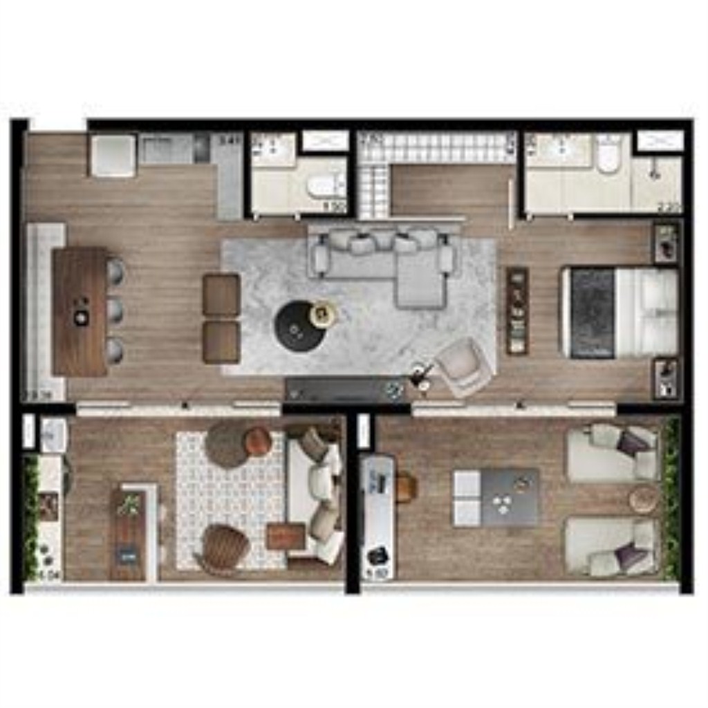 Apartamento, 2 quartos, 60 m² - Foto 41