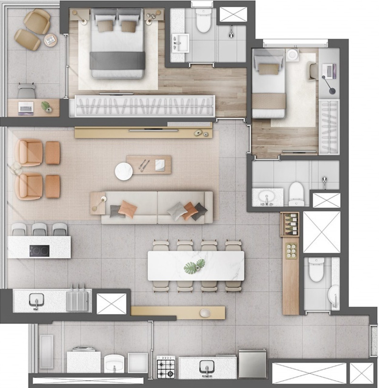 Apartamento, 3 quartos, 110 m² - Foto 28