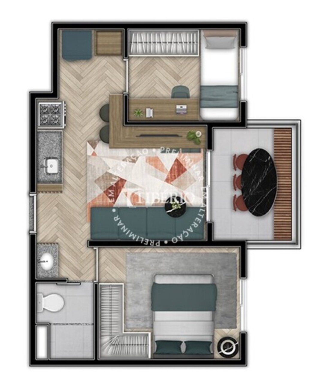 Apartamento à venda com 1 quarto, 25m² - Foto 27