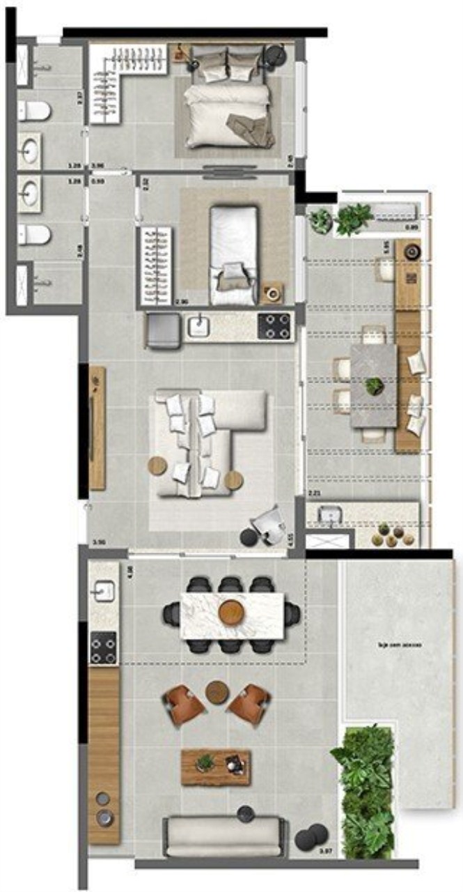 Cobertura à venda com 1 quarto, 97m² - Foto 31